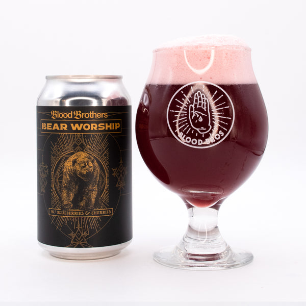 BEAR WORSHIP - BLUEBERRY CHERRY • 355 ML CAN