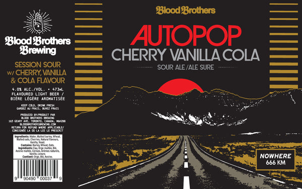 AUTOPOP - CHERRY VANILLA COLA • 473 ML TALL CAN