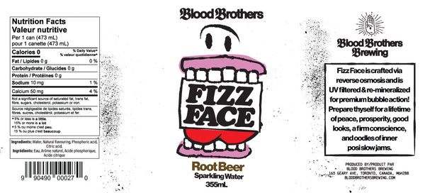 FIZZ FACE - ROOT BEER • 355 ML CAN