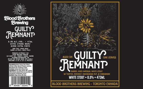 GUILTY REMNANT 10 YEAR  473ML TALL CAN