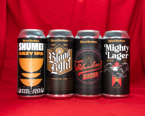 WELCOME TO BLOOD BROTHERS • 4 CANS