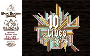 10 LIVES - RICE LAGER • 473mL CAN