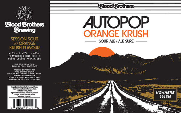 AUTOPOP - ORANGE KRUSH • 473 ML TALL CAN