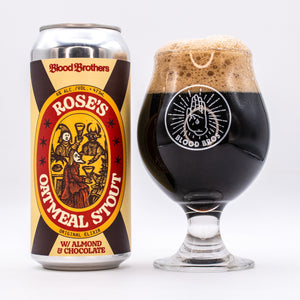 ROSE'S ALMOND & CHOCOLATE OATMEAL STOUT • 473ML TALL CAN