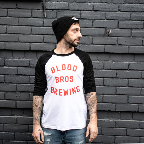 BLOOD BROTHERS RINGNECK  3/4 SLEEVE - UNISEX