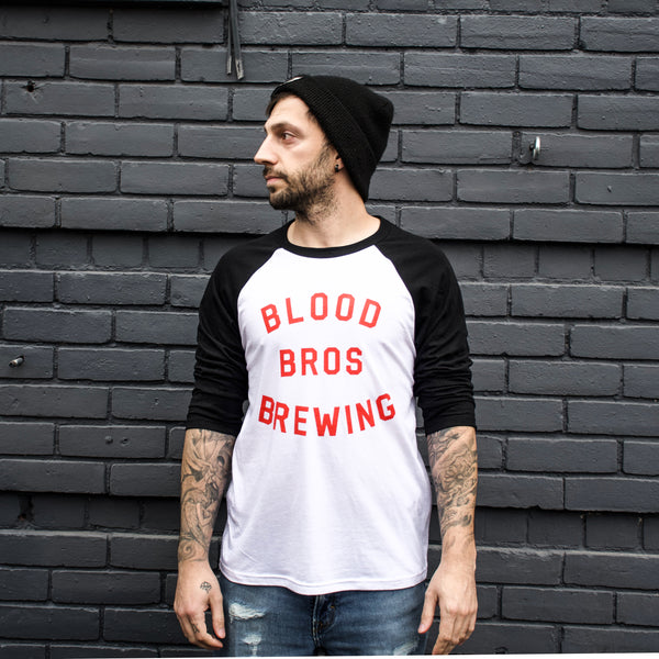 BLOOD BROTHERS RINGNECK  3/4 SLEEVE - UNISEX