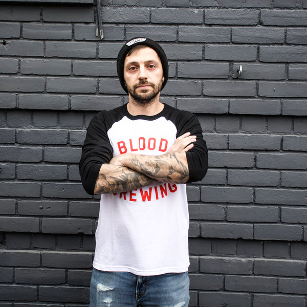 BLOOD BROTHERS RINGNECK  3/4 SLEEVE - UNISEX