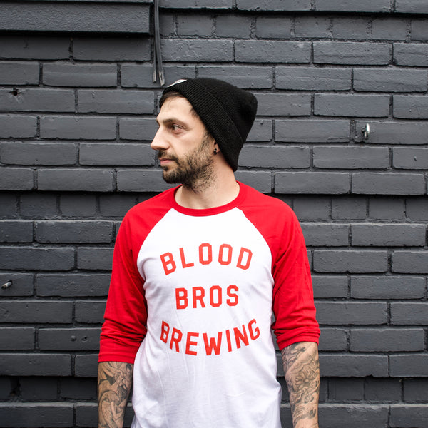 BLOOD BROTHERS RINGNECK  3/4 SLEEVE - UNISEX