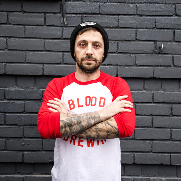 BLOOD BROTHERS RINGNECK  3/4 SLEEVE - UNISEX