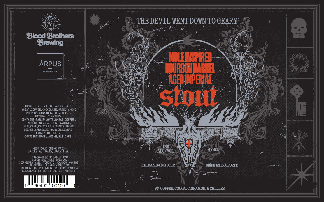 TDWDTG MOLE STOUT • 473 ML TALL CAN – Blood Brothers Brewing