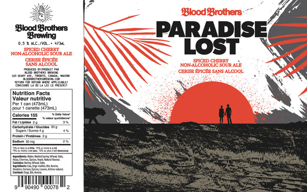 PARADISE LOST - NON ALC SPICED CHERRY • 473 ML TALL CAN