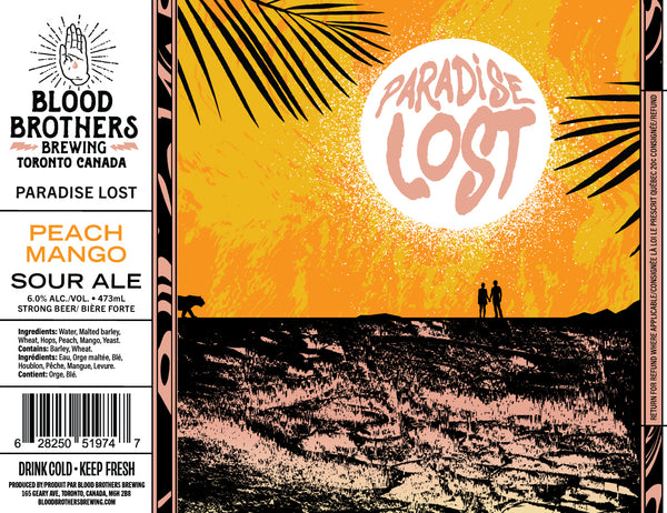 PARADISE LOST - PEACH MANGO - 473 ML TALL CAN
