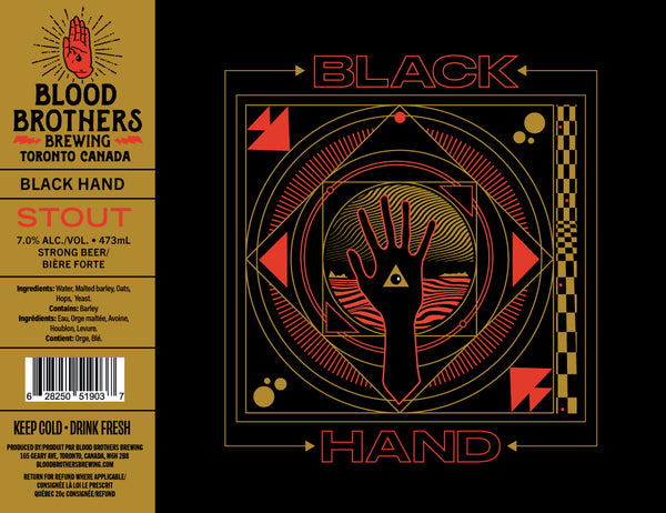 BLACK HAND • 473 ML TALL CAN