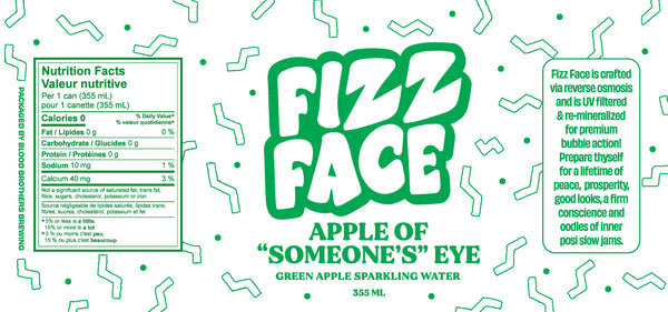 FIZZ FACE - APPLE OF SOMEONE'S EYE  • 355 ML CAN