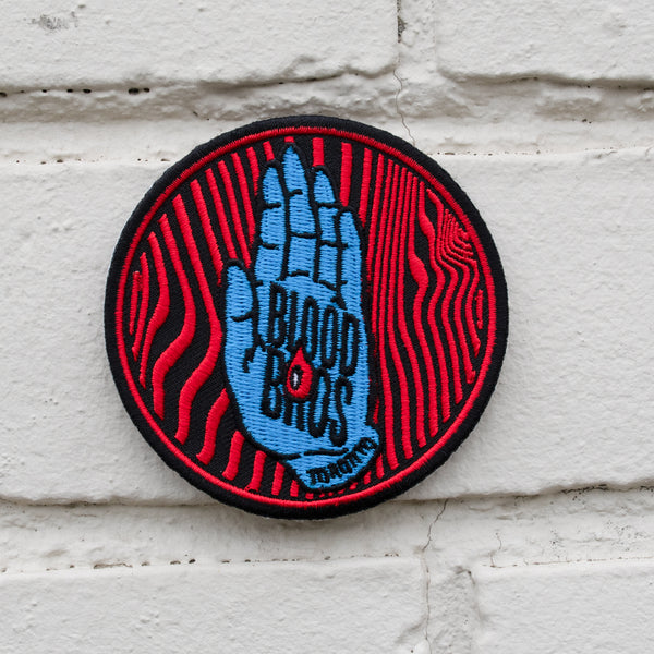 BLUE HAND LOGO PATCH