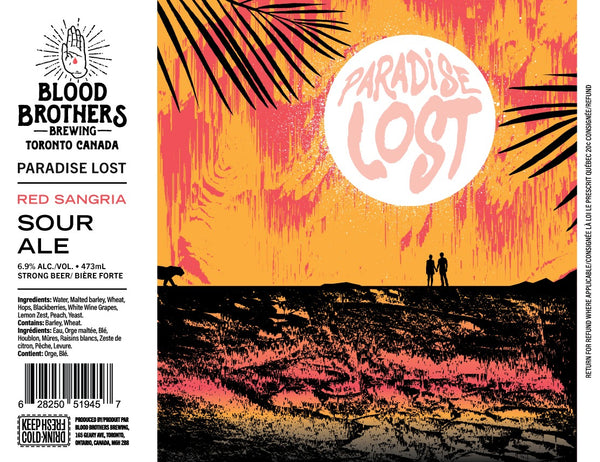 PARADISE LOST - RED SANGRIA - 473ML TALL CAN